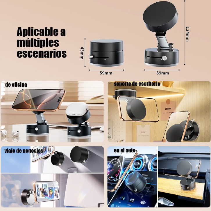 "SnapHold" Soporte Magnético