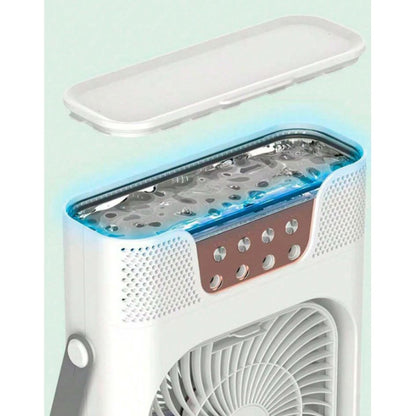MINI VENTILADOR AIRE ACONDICIONADO LED